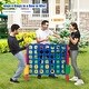 preview thumbnail 15 of 21, Costway Jumbo 4-to-Score 4 in A Row Giant Game Set for Family - See Description