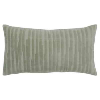 Rizzy Home Transitional Down Filled Decorative Pillow 14"x26"