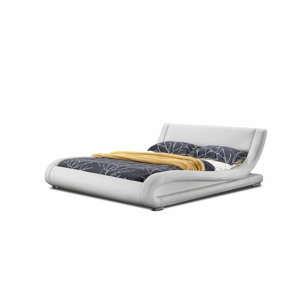 Greatime Contemporary Upholstered Platform Bed - Overstock - 9514407