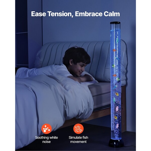 UIMOSO Sensory Bubble Tube Lamp, Bubble Fish Tube, Sensory