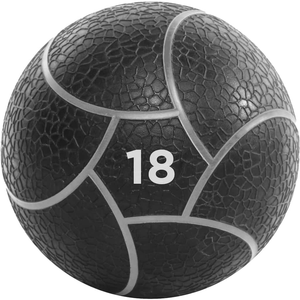 Power Systems 10" Elite Power Medicine Ball (18 lb), Durable Weighted Medicine Ball for Core Training