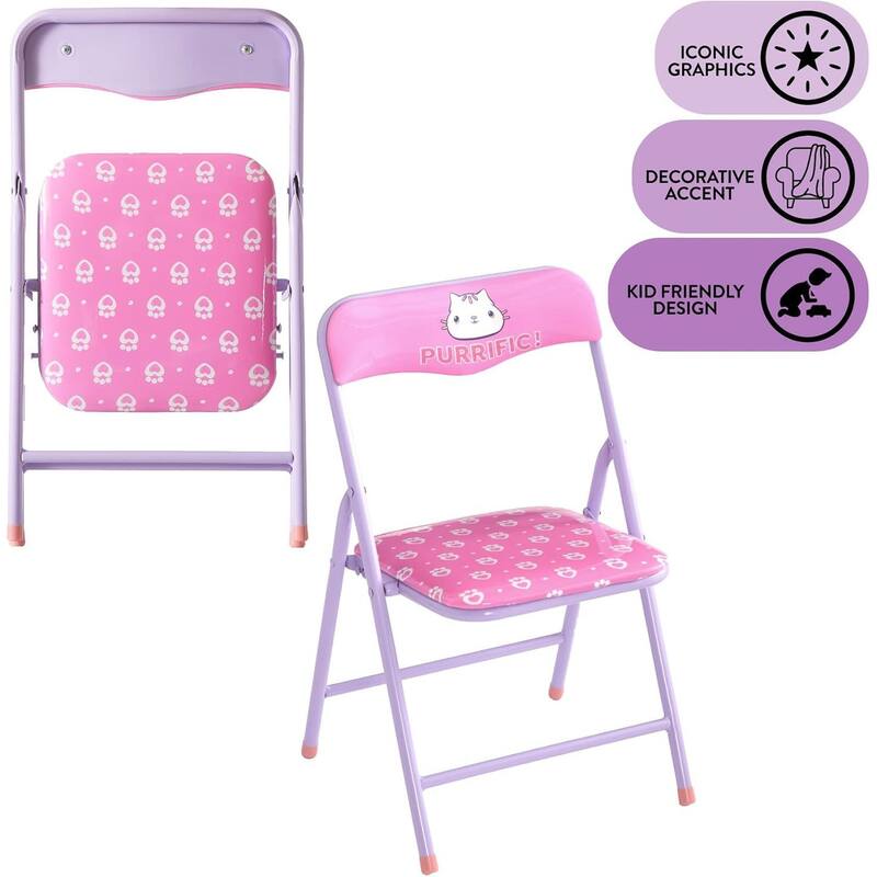 Gabby's Dollhouse 3 Piece Table and Chair Set