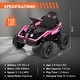 preview thumbnail 13 of 19, 24V Ride On Toys for Big Kids, 4 Eva Wheels Utv