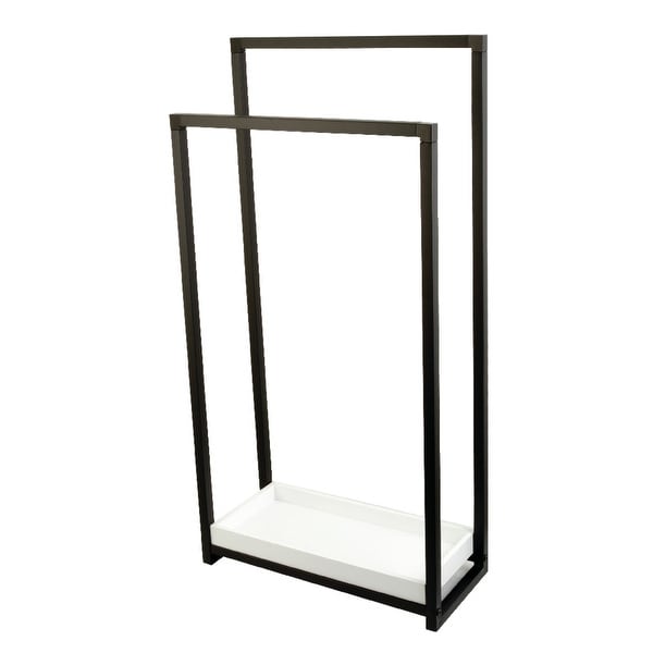 Bed bath and beyond free standing towel clearance rack