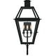 preview thumbnail 3 of 5, Rue De Royal 4-Light Earth Black Outdoor Wall Lantern