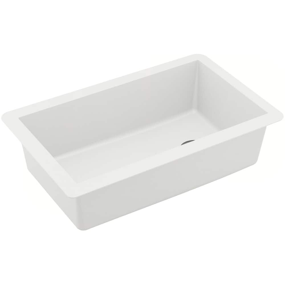 Karran USA QU-670 Undermount Quartz/Granite 32" Single Bowl Kitchen