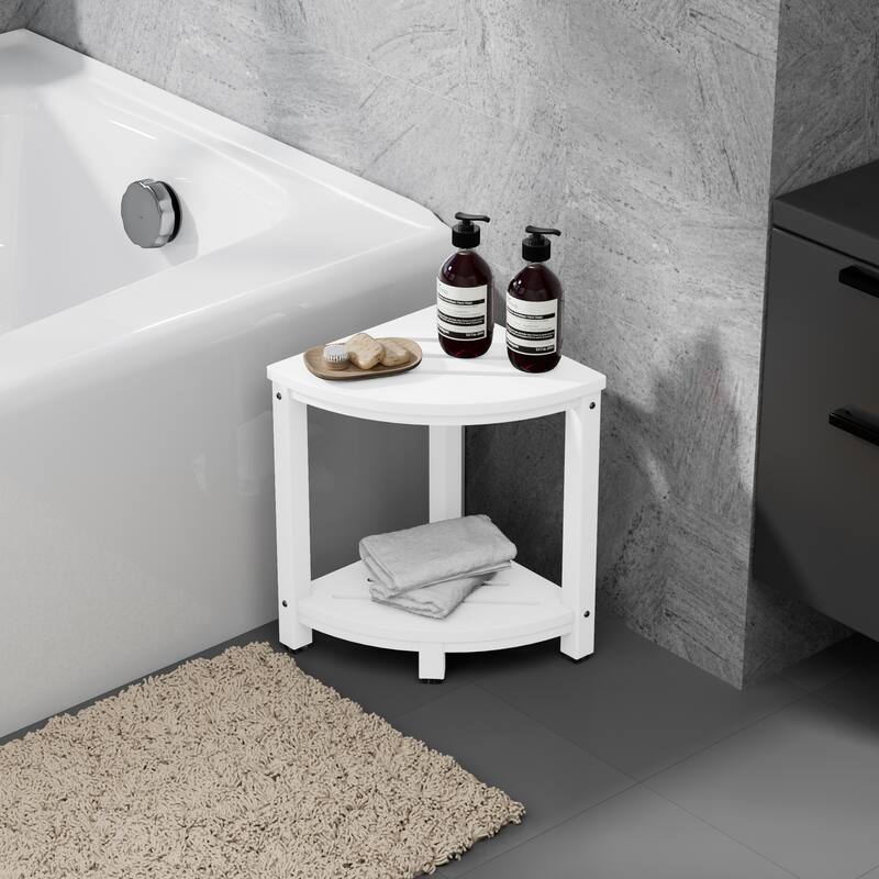 Anapolis Poly Corner Shower Bench