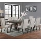 preview thumbnail 5 of 3, Rectangular Wooden Dining Table with 1 Leaf in Oak