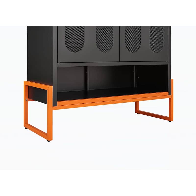 Modern Minimalist Double Door Shoe Cabinet