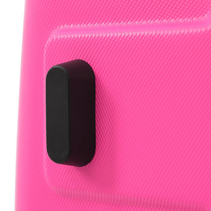 3-Piece, Modern Luggage Sets, Hard-Shell Luggage with Silicone Handles and Combination Lock, for Boarding Travel, Pink