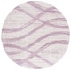 preview thumbnail 55 of 115, SAFAVIEH Adirondack Lelia Modern Abstract Distressed Rug 6' Round - Cream/Purple