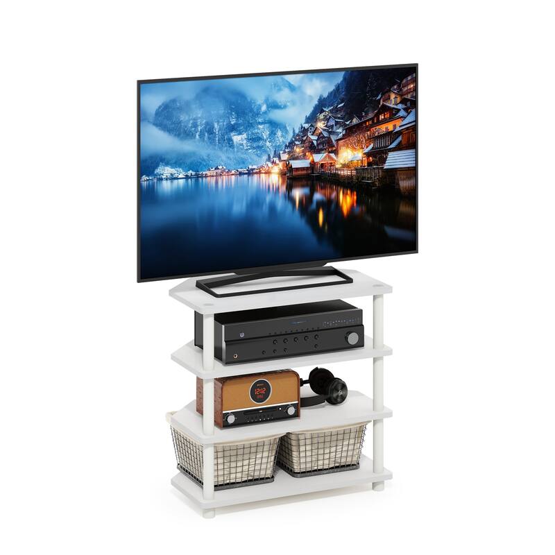 Furinno Econ Easy Assembly 4-Tier Petite TV Stand