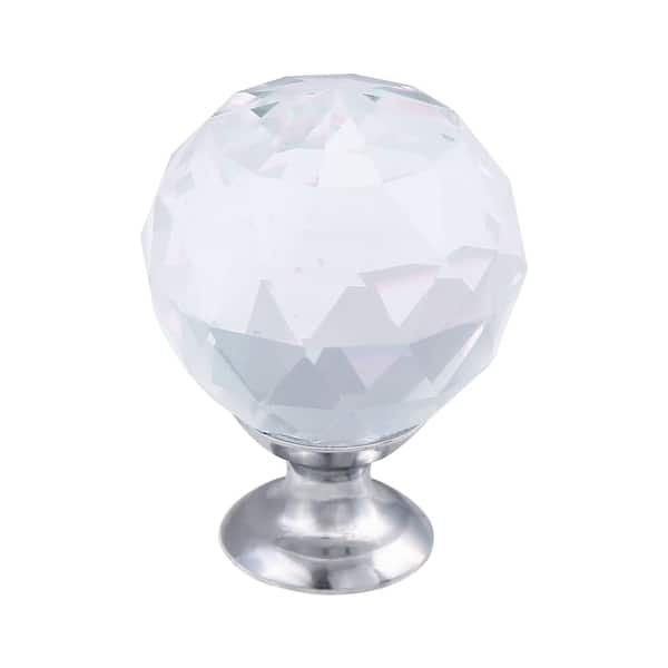 Shop Crystal Knobs Aluminum Alloy Base Round Shape Knob Drawer