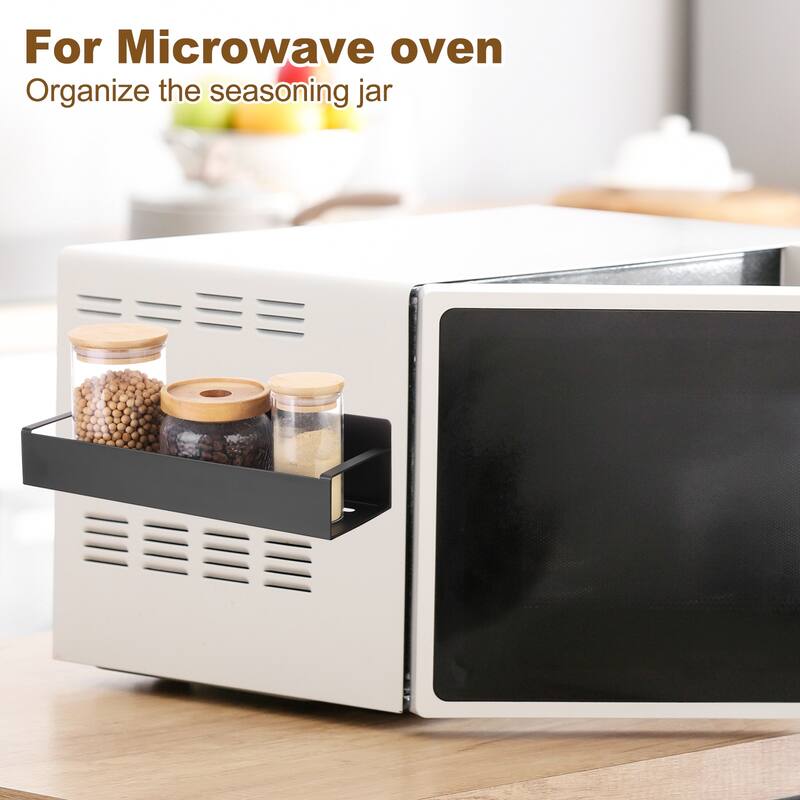 4pcs Magnetic Spice Rack Organizer for Refrigerator