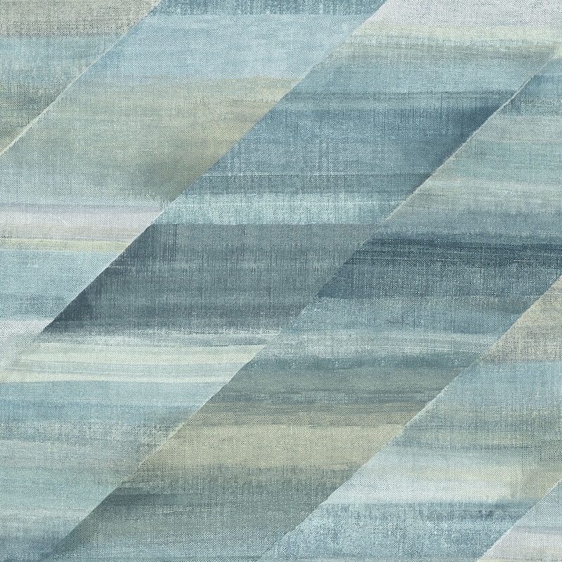 Seabrook Designs Boho Rhapsody Rainbow Diagonals Unpasted Wallpaper