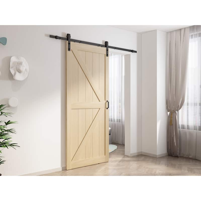 ANZZI 36"x84" Sliding Single Barn Door Kit with Hardware Included