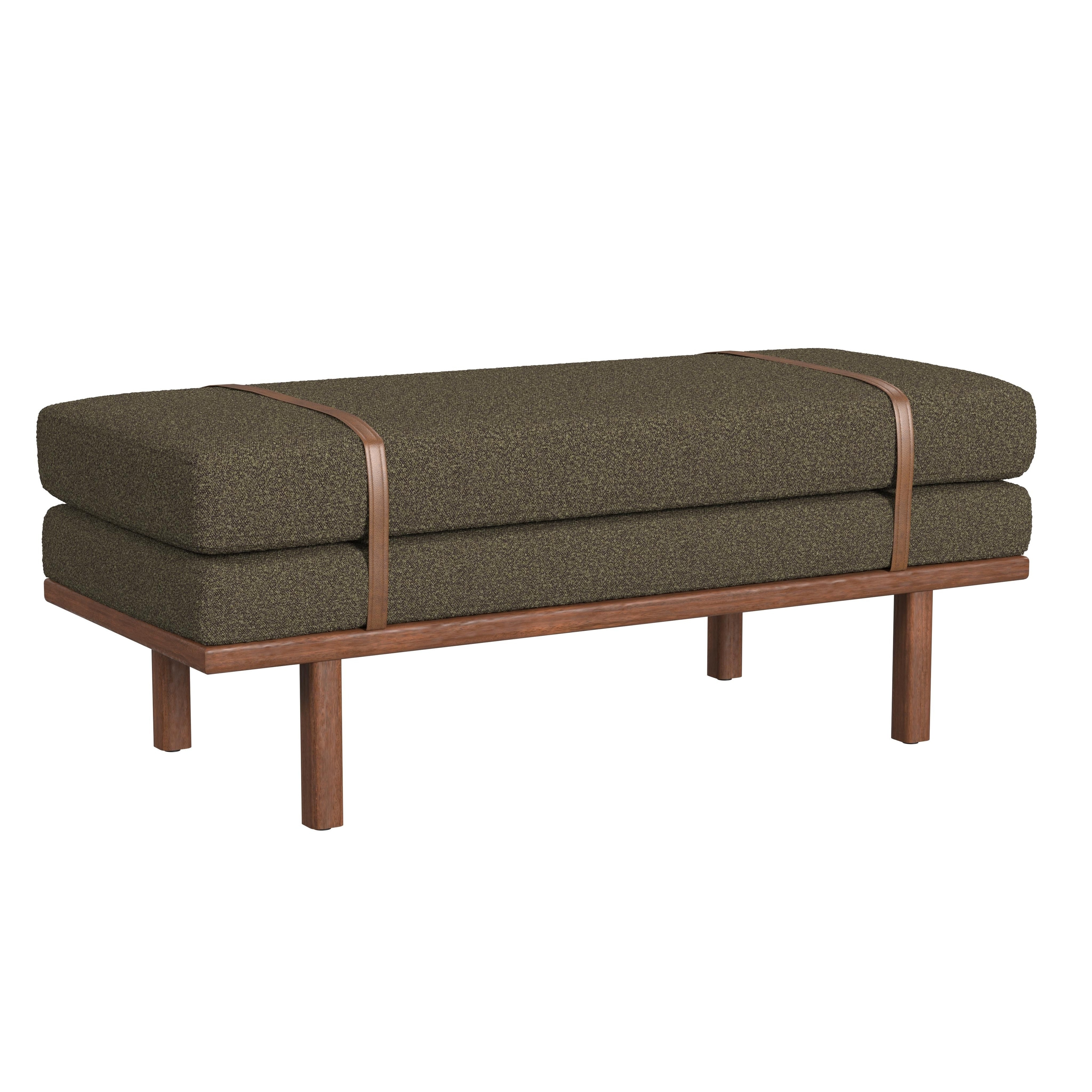 HomePop upholstered Bench with Wood Base - On Sale - Bed HomePop upholstered Bench with Wood Base - On Sale - Bed