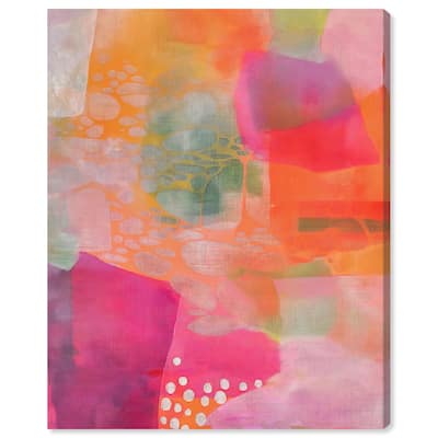 Garnet Gleam II Canvas by Art Remedy, Gallery Wrapped