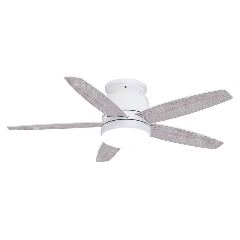 Armon Flush Mount 44-in. Ceiling Fan with LED Light Kit and Remote