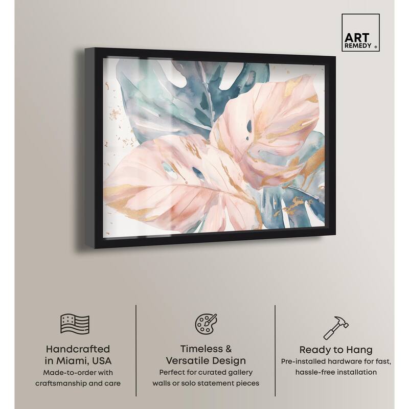 Golden Spritz Shadowbox by Art Remedy