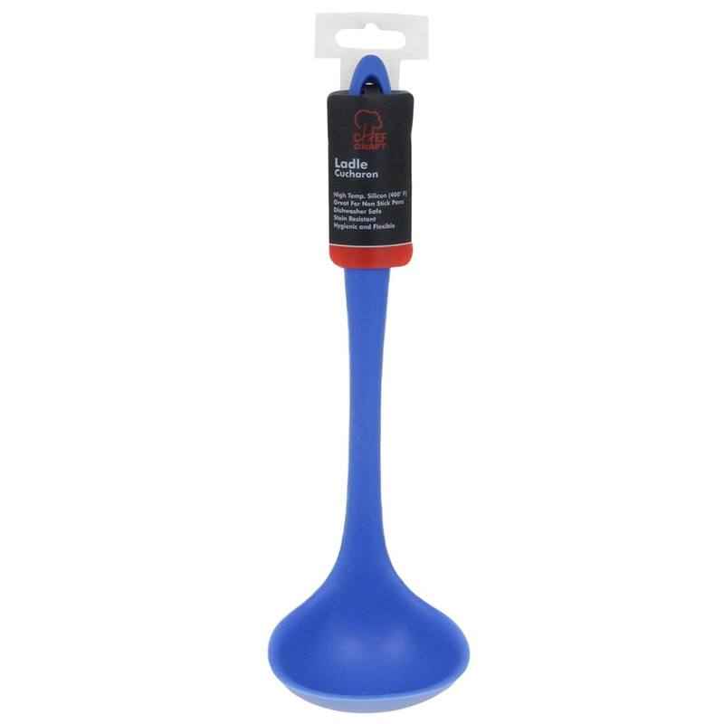 Chef Craft 11.5" Premium Heat Resistant Silicone Cooking / Serving Ladle