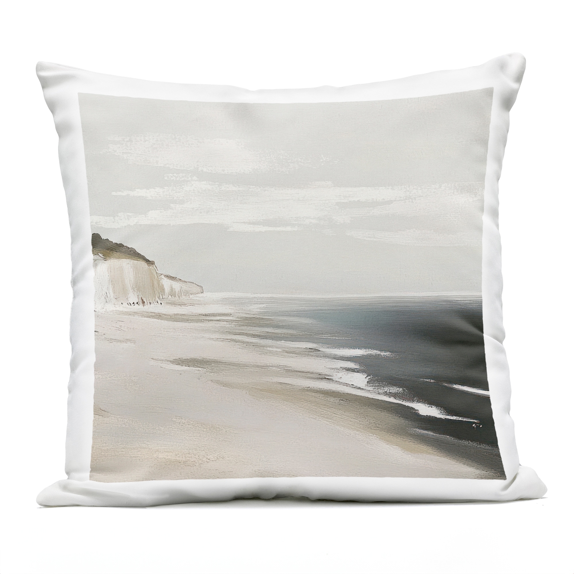 Stupell Soft Sands in Neutrals Printed Outdoor Throw Pillow Design by Mona Grace
