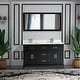 preview thumbnail 14 of 33, Vanity Art 60" Double Sink Bathroom Vanity Set with Engineered Marble Top and Free Mirror