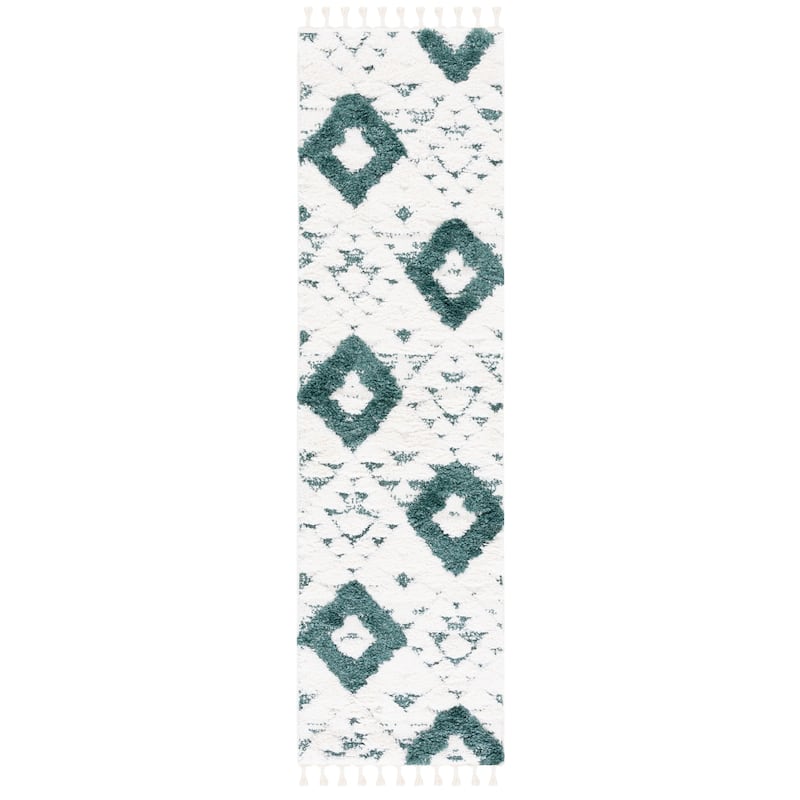 SAFAVIEH Moroccan Tassel Shag Kobi 2-inch Thick Rug