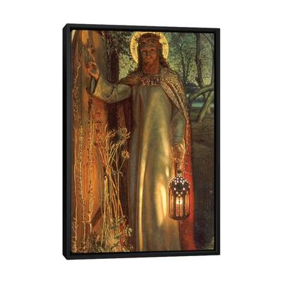 iCanvas "Light of the World, c.1851-53 " by William Holman Hunt Framed Canvas Print