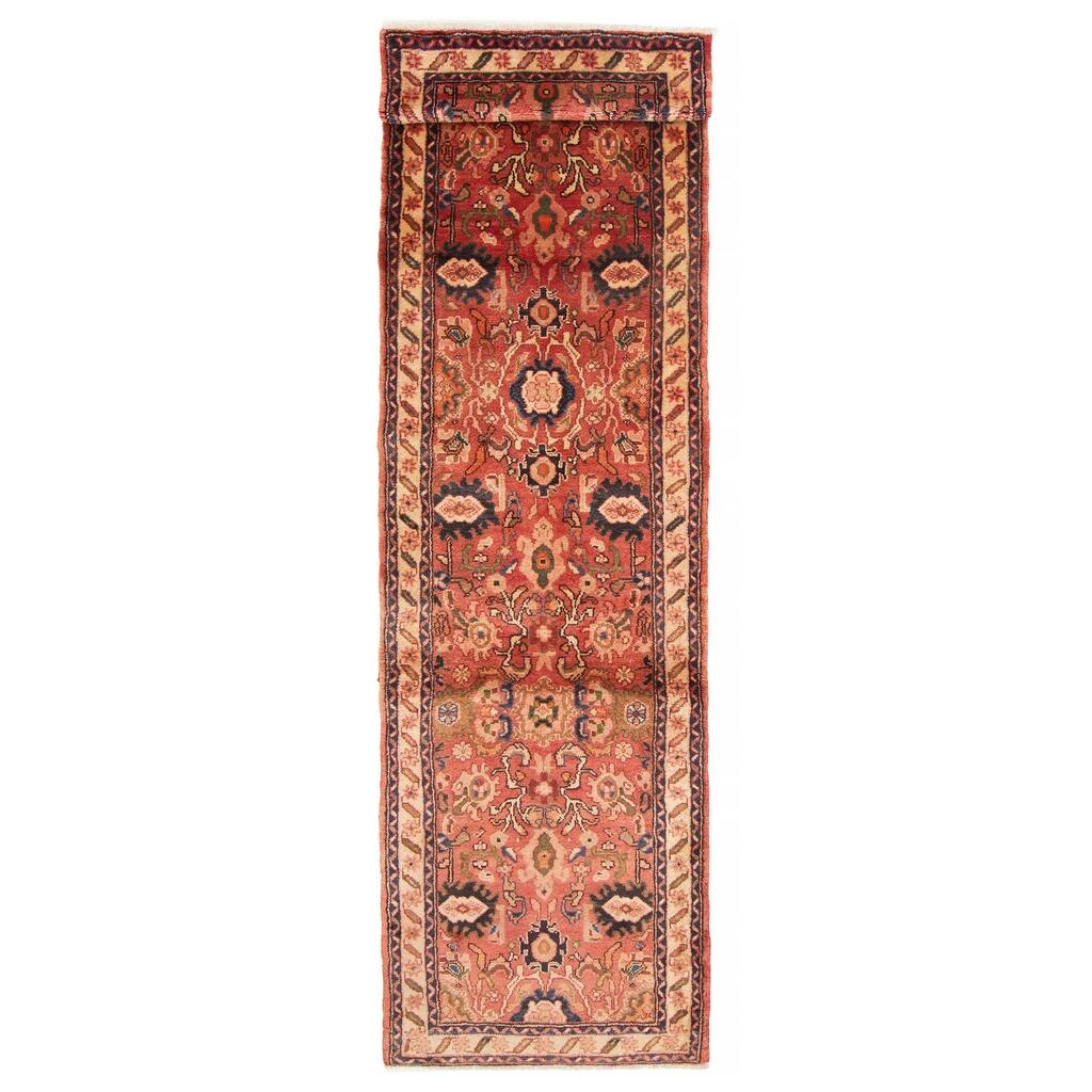 ECARPETGALLERY Hand-knotted Anadol Red Wool Rug - 2'8 x 9'7