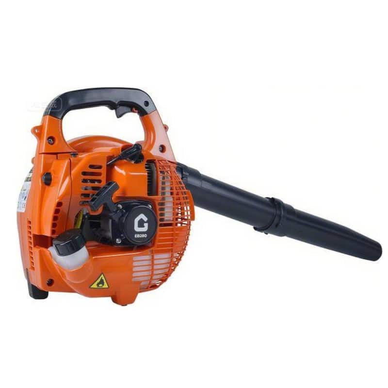 28cc 2-Stroke 1.1 HP, 490 CFM, 280 MPH Handheld Gas Powered Leaf Blower for Effortless Lawn & Leaf Cleanup - N/A - Orange
