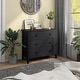 preview thumbnail 11 of 18, DH BASIC Transitional 34-inch Wide 3-Drawer Neutral Youth Dresser by Denhour