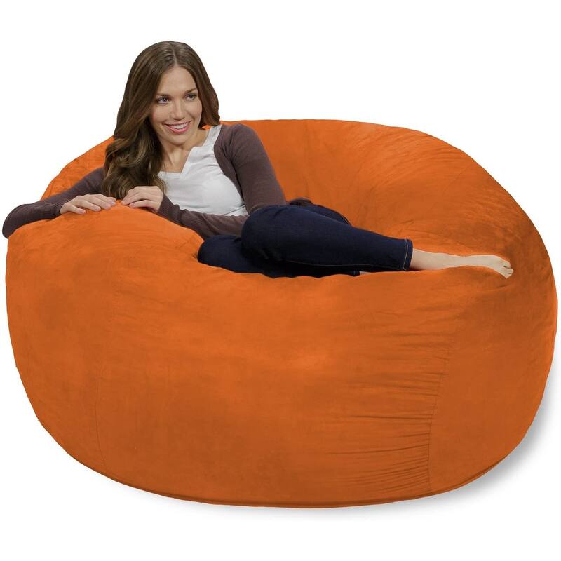 Bean Bag Chair 4-foot Memory Foam Removable Cover Bean Bags