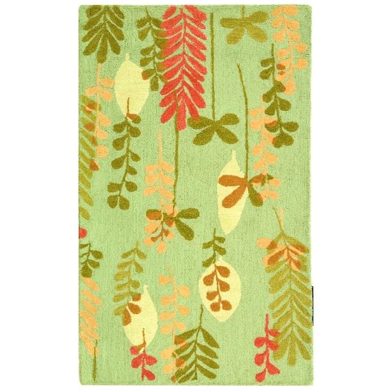 SAFAVIEH Handmade Berkeley Nando Botanical Wool Rug