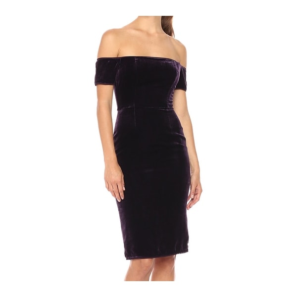bcbg purple dress