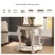 preview thumbnail 5 of 5, Signature Design by Ashley Realyn Oval Cocktail Table - 48.13" W x 34" D x 19.88" H