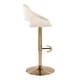 preview thumbnail 143 of 144, Silver Orchid Svellingen Adjustable Bar Stool with Rounded T Footrest - Set of 2
