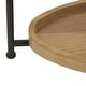 preview thumbnail 6 of 5, Madison Park Beauchamp White/ Natural Coffee Table