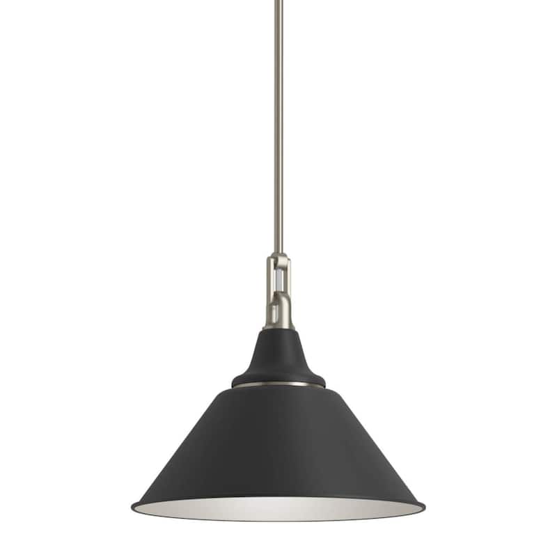 Kohler Lighting 42202-PE01 Varla 16" Wide Pendant - Matte Black / Brushed Nickel
