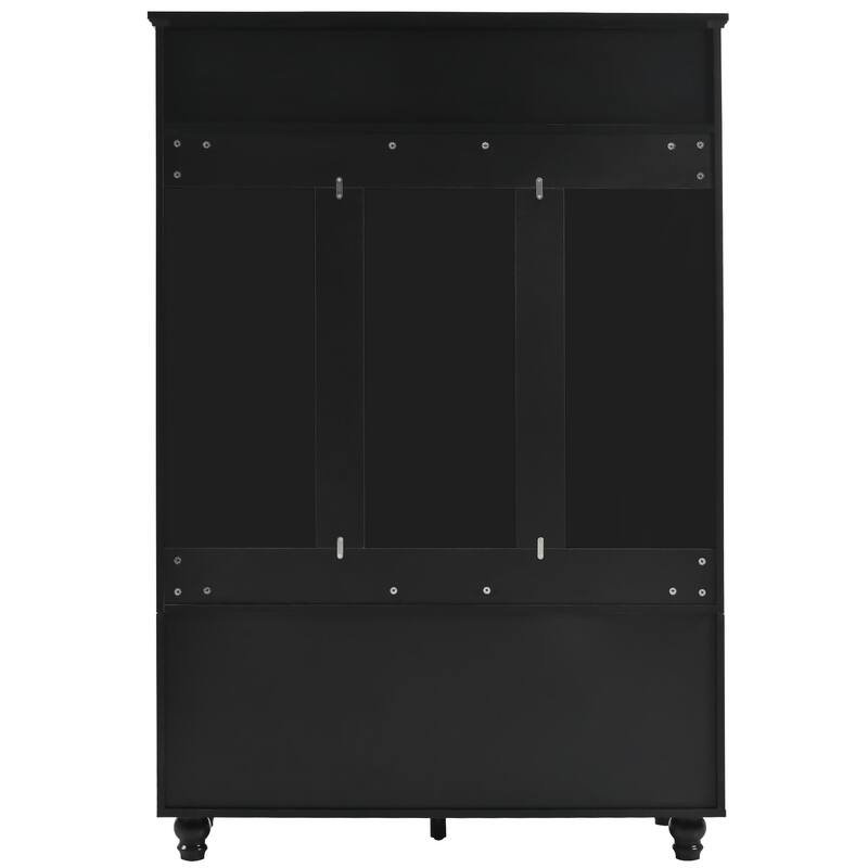 Entry Cloak Rack Cabinet with Storage