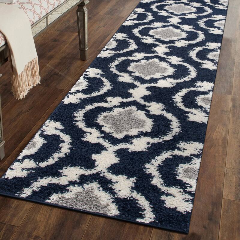 Porch & Den Touro Trellis Shag Area Rug