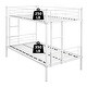 preview thumbnail 4 of 6, Sturdy Twin Over Twin Metal Bunk Bed with Built-in Ladders and Safety Guardrails, Ideal for Kids