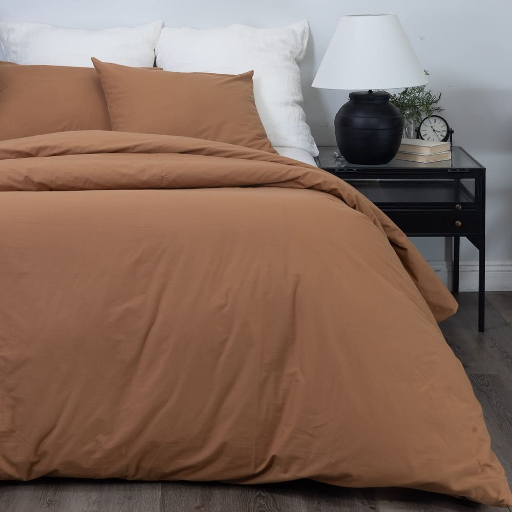 Sensa Duvet Cover, Ochre, Set