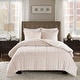 preview thumbnail 21 of 24, Madison Park York Faux Fur Comforter Mini Set Champagne - California King