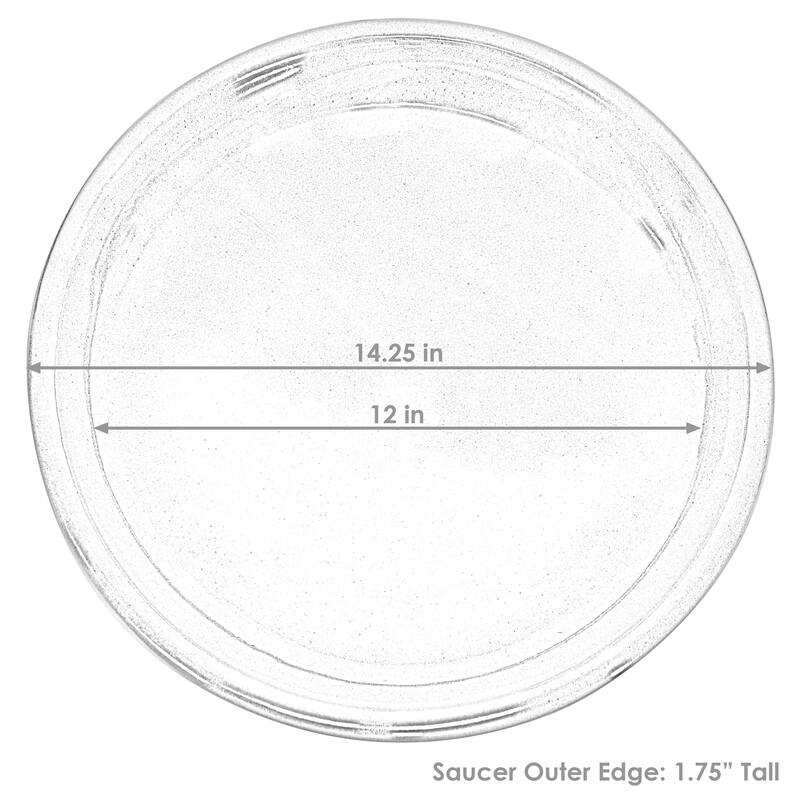 Sunnydaze Set of 2 Glazed Ceramic Planter Saucers - 12"