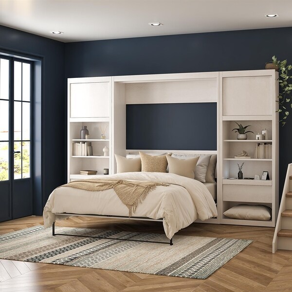 Signature Sleep Paramount Murphy Bed and Cabinet Bundle On Sale