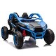 preview thumbnail 48 of 98, 24V Kids Electric UTV with Remote Control, Spacious Interior, and Bluetooth Music for Children 3+