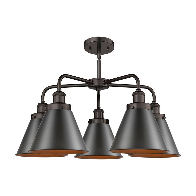 Innovations Lighting Ballston Urban - 5 Light 26" Stem Hung Chandelier