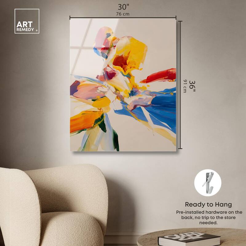 Flippant Bloom I Acrylic by Art Remedy, Ready to Hang