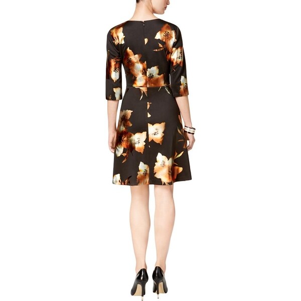 eci new york velvet colorblock dress